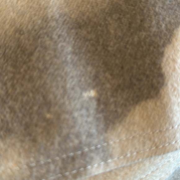 Moschino Jeans Gray White Clouds Wool Blend Coat - Picture 13 of 14